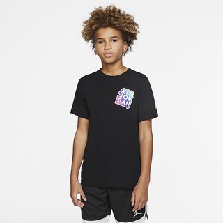 Tricouri Nike Air Jordan Maneca Scurta Baieti Negrii | VHJL-84209